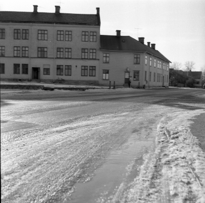 Långkatekesen Drottning Margaretas väg Ståthållargatan februari 1965