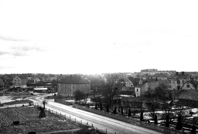 Gamla stan, Frejagatan, Schuwertska trädgården 1935